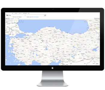 Microsoft Bing Haritalara Kayıt